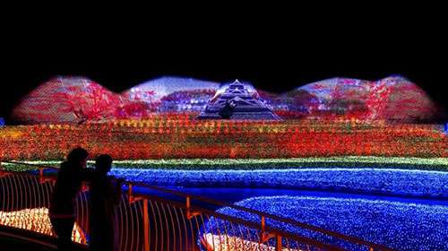 最壯(zhuang)觀(guan)的鼕季燈(deng)光(guang)秀在(zai)日(ri)本呈現